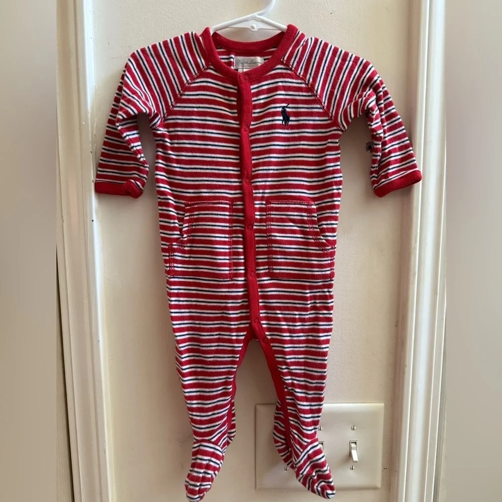 Ralph Lauren Footed Romper